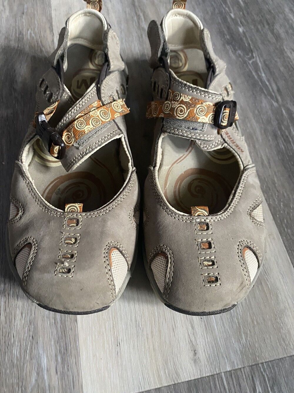 Merrell Womens Ginger Brindle Mary Janes Vibram sole size 10 - Picture 4 of 10